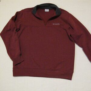 Columbia Men's 1/4 zip pullover sweatshirt jacket Size S (14)